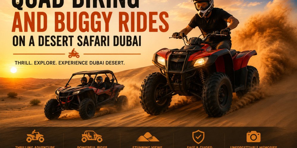 Quad Biking and Buggy Rides on a Desert Safari Dubai