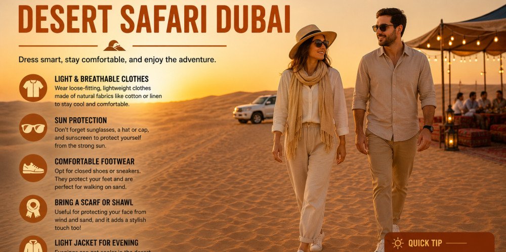 What to Wear for a Desert Safari Dubai