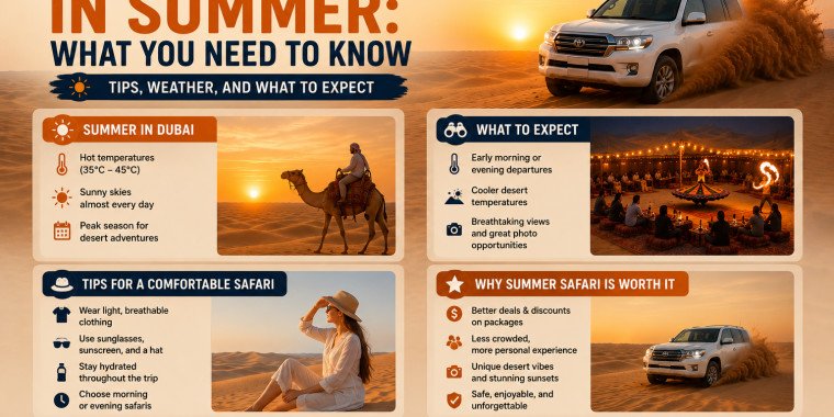 Desert Safari Dubai in Summer: What You Need to Know