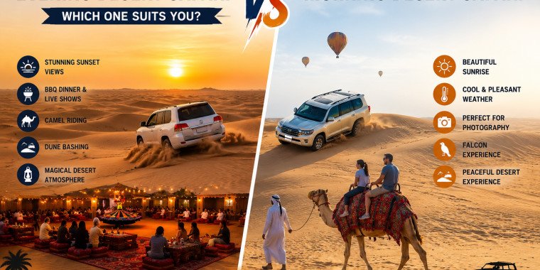 Evening Desert Safari vs Morning Desert Safari: Which One Suits You