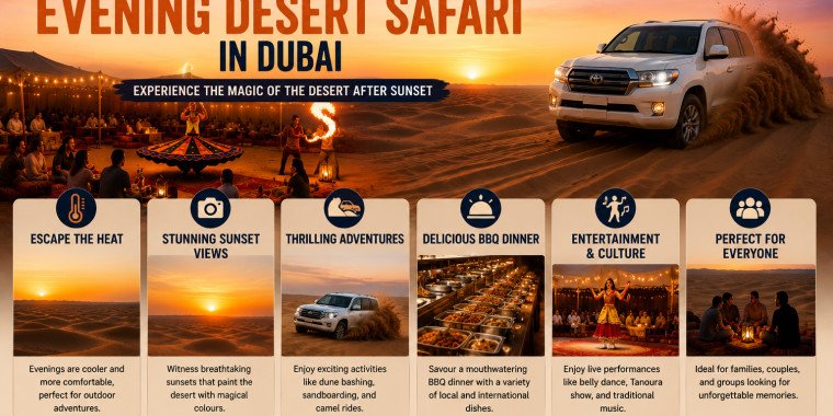 Reasons to Book an Evening Desert Safari in Dubai