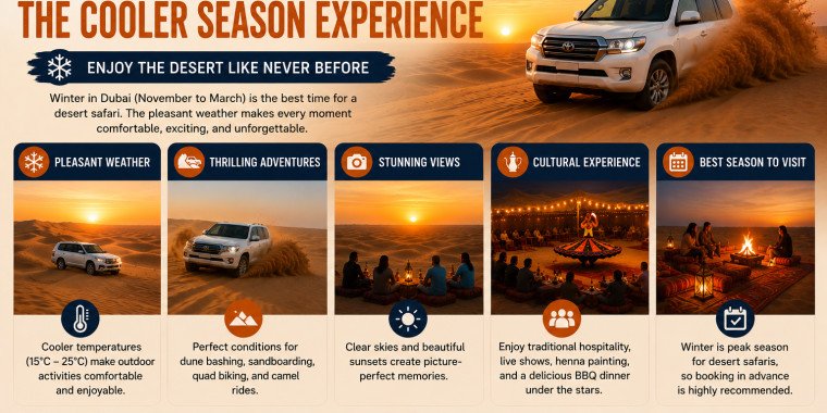 Winter Desert Safari Dubai: The Cooler Season Experience